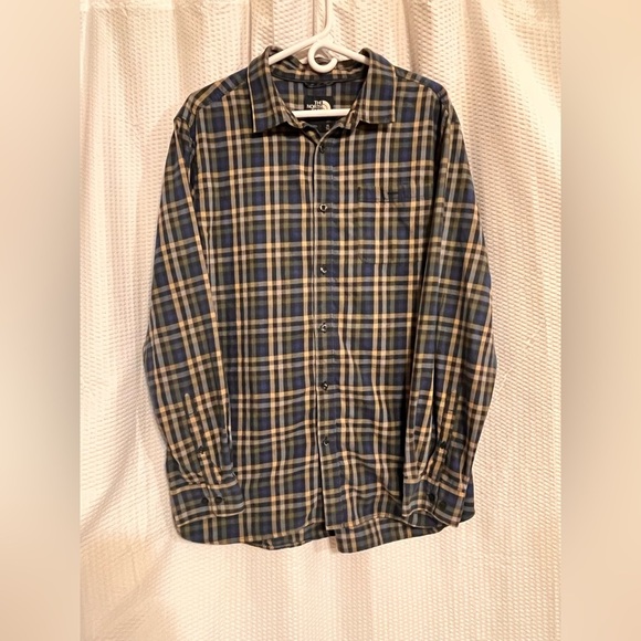 The North Face men’s XL blue button up - Picture 1 of 4